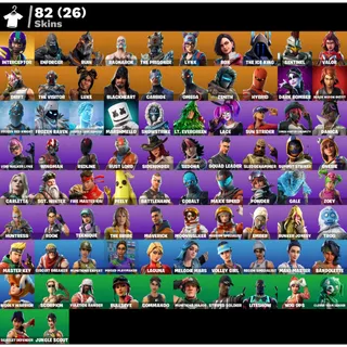 Fortnite: 82 SKINS Take The L | Interceptor | Omega | Deriva | Lynx | Nog Ops | Zenith ✅ All Platforms ✉️ Full Access