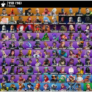 Fortnite: 110 SKINS Inferno | Aura | P33ly | Paradigm (Reality-659) | Mizuki + 1300 VB ✅ All Platforms ✉️ Full Access