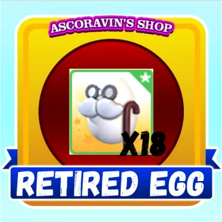 PET | RETIRED EGG 18X