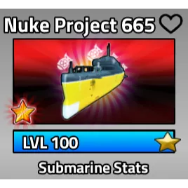 Nuke Project 665 maxxed 5* - Military tycoon