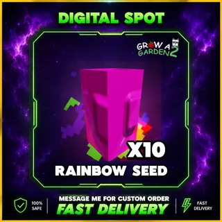 10 RAINBOW SEED | GROW A GARDEN 2