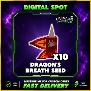 x10 DRAGON'S BREATH | GROW A GARDEN 