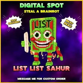 List List List Sahur | STEAL A BRAINROT