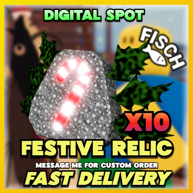 FESTIVE RELIC | FISCH - Roblox Game Item - Gameflip