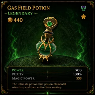 SSS GAS FIELD POTION | WIZARD ALCHEMY