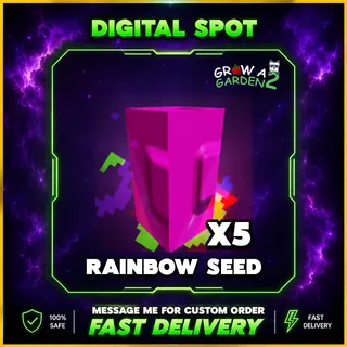 5 RAINBOW SEED | GROW A GARDEN 2 