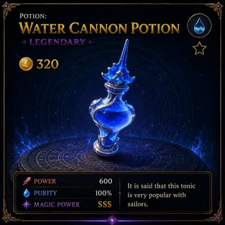 SSS WATER CANNON POTION | WIZARD ALCHEM