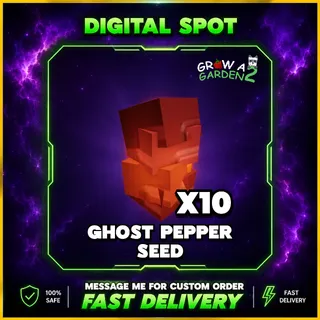 10 GHOST PEPPER SEED | GROW A GARDEN 2 