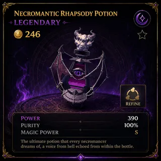 S NECROMANTIC RHAPSODY POTION | WIZARD ALCHEMY