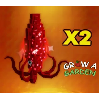 Ruby Squid x2 > Grow a Garden