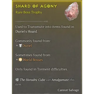 50x SHARD OF AGONY DIABLO 4 DIABLO IV S15 Softcore - Any Platform - Fast Delivery