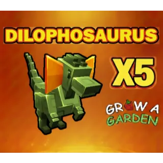 Dilophosaurus x5 > Grow a Garden