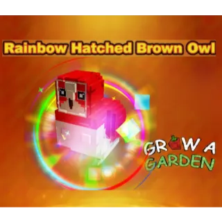 Rainbow Brown Owl > Grow a Garden