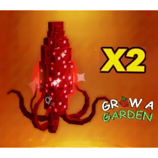 Ruby Squid x2 > Grow a Garden