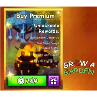 GROW A GARDEN PREMIUM PASS 4 - GROW A GARDEN