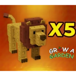 Lion x5 > Grow a Garden