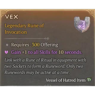 5x VEX RUNE DIABLO 4 DIABLO IV S15 Softcore - Any Platform - Fast Delivery