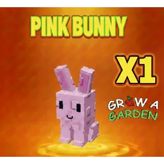Pink Bunny x1 > Grow a Garden