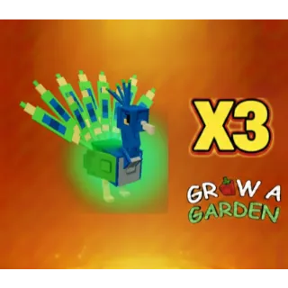 Peacock x3 > Grow a Garden