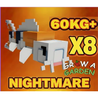 8x Huge Koi Nightmare Age 100 60+kg Bundle