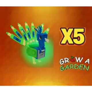 Peacock x5 > Grow a Garden
