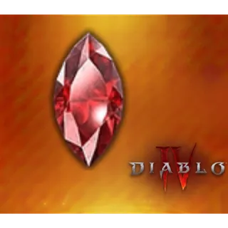 1x Flawless Horadric Ruby DIABLO 4 DIABLO IV S15 