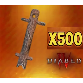 500x LIVING STEEL DIABLO 4 DIABLO IV S15 Softcore - Any Platform - Fast Delivery