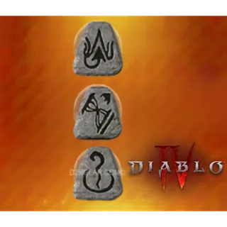 2X RAIN RUNES DIABLO 4 DIABLO IV S15 Softcore - Any Platform - Fast Delivery