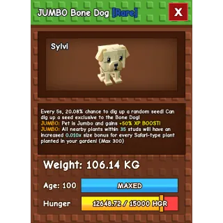 Godly Titanic Bone dog 106.14KG