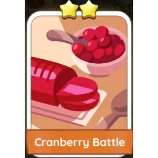 Cranberry Battle 2⭐sticker (Set 8-6)-Monopoly Go