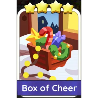 Box of Cheer 4⭐sticker (Set 21-1)-Monopoly Go