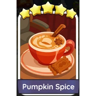 Pumpkin Spice 5⭐sticker (Set 15-9)-Monopoly Go