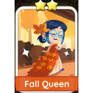 Fall Queen 2⭐sticker (Set 4-9)-Monopoly Go
