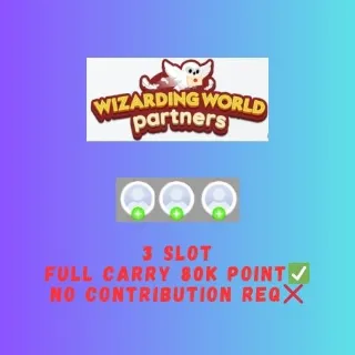 Wizarding World Partner 3 slots- Monopoly Go
