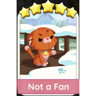 Not a Fan 5⭐sticker (Set 18-7)-Monopoly Go