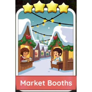 Market Booths 4⭐sticker (Set 22-1)-Monopoly Go