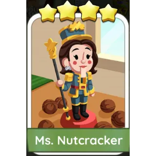 Ms. Nutcracker 4⭐sticker (Set 16-5)-Monopoly Go