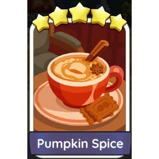 Pumpkin Spice 5⭐sticker (Set 15-9)-Monopoly Go