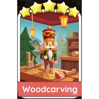 Woodcarving 5⭐sticker (Set 22-4)-Monopoly Go