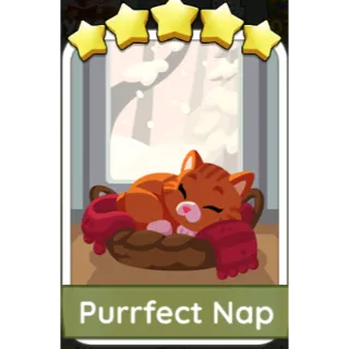 Purrfect Nap 5⭐sticker (Set 19-7)-Monopoly Go