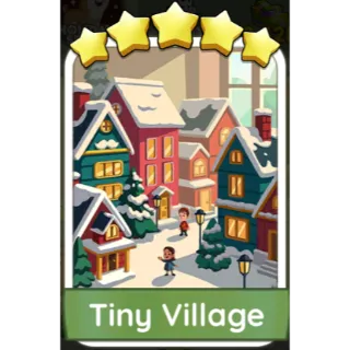 Tiny Village 5⭐sticker (Set 16-8)-Monopoly Go