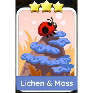 Lichen & Moss 3⭐sticker (Set 10-6)-Monopoly Go