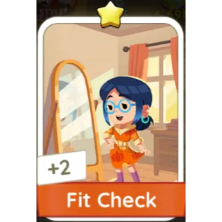 Fit Check 1⭐sticker (Set 4-2)-Monopoly Go