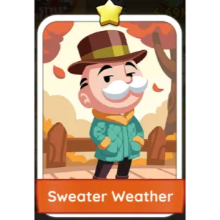 Sweater Weather 1⭐sticker (Set 4-1)-Monopoly Go