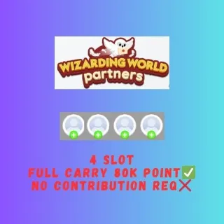 Wizarding World Partner 4 slots- Monopoly Go