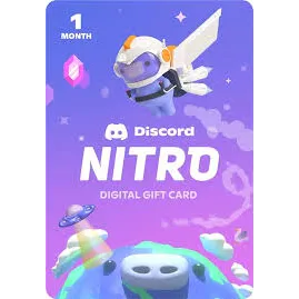 1 month discord nitro (Automatic Delivery)