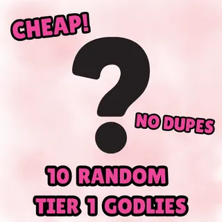 MM2 10 Random Tier 1 Godlies 