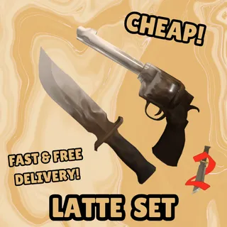 MM2 LATTE SET MURDER MYSTERY 2 SET