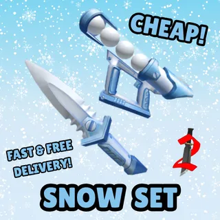 MM2 SNOW SET MURDER MYSTERY 2 SET