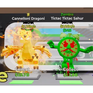 Fortnite Steal the Brainrot Dragon Cannelloni and TicTac Zombie Ultra Rare!